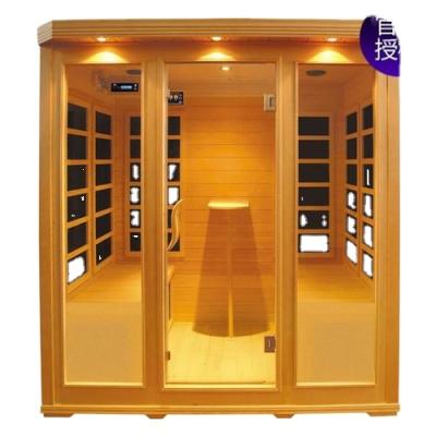 China New Computer Control Panel Hemlock Spectru M Infrared Sauna Room Solid Solid Wood Sweat Sauna Room for sale