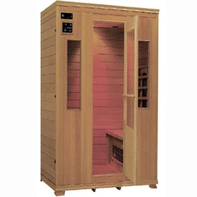 China Modern Hot Sale Household Portable Solid Wood Steam Bath Steam Sauna Far Infrared Dry Room for sale