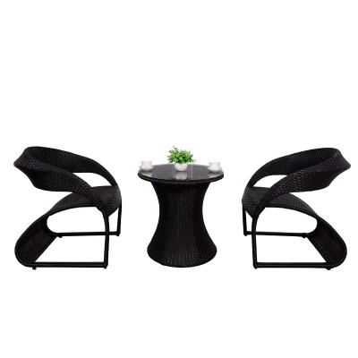 China Modern Amazon rattan chair coffee table combination for balcony furniture garden set outdoor rattan for sale