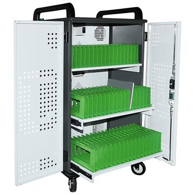 China AC Cabinet Charging Cart with 40-75 USB Ports for iPads, Chrombooks and other tablets AC40/PAD-HK60/PAD-JQ60/PAD-JQ75 for sale