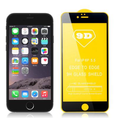 China Cell Phone 9D Tempered Glass Screen Protector For iPhone for sale