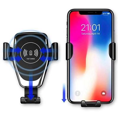 China Fast Charging Radio Car Phone Mount Air Vent Gravity Car Mount Charging Auto Clamp Holder for sale