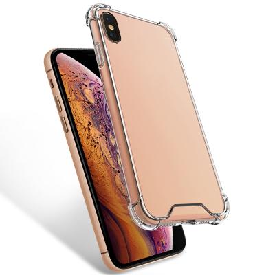 China Adsorption For iPhone X Case Crystal Clear Absorption Technology Bumper TPU Case For iPhoneX for sale