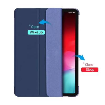 China Magnetic Flip Smart PU Leather Cover Case For iPad Pro 11 Inch 2018 Support Pencil Fill for sale