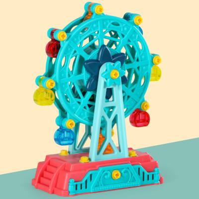 China Newly Designed From Amazon Interesting Diy Ferris Wheel Toy Kids Plastic Educational Toys Most Creative And Interesting Hot Selling Product for sale