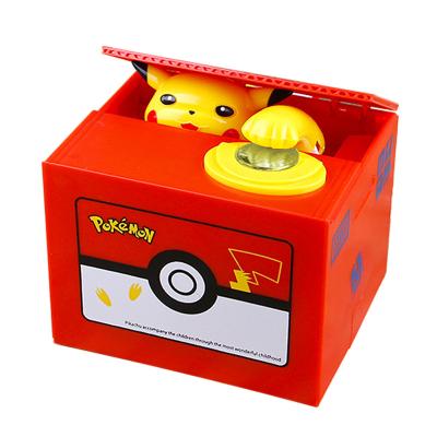 China Innovative Style High Quality Cat Coin Stealing Piggy Bank Cartoon Hot Selling Plastic for sale