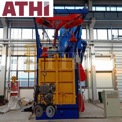 China Products hook pass processing by shot blaster type shot blasting machine for large structural metal parts surface cleaning for sale