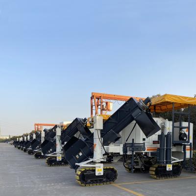 China Construction worksÂ   EVERSTAR Twin Track Slipform Paver Concrete Paver with 6M Paving Width for sale