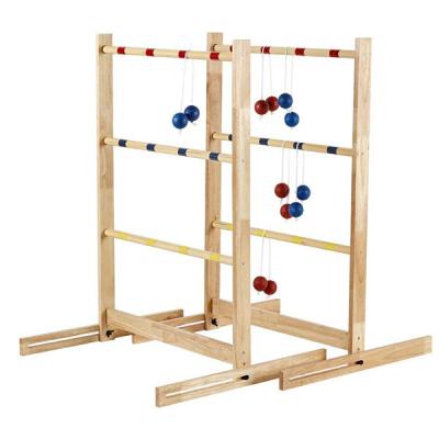 China Outdoor Play Ladder Golf Wooden Ball Set for sale