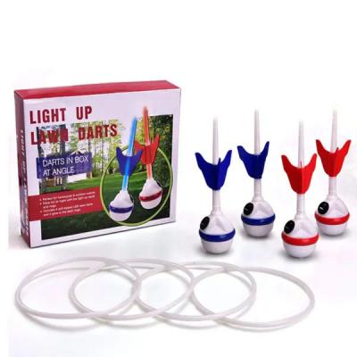 China Indoor Games LED Ring Toss-Lawn Darts Game Glow In The Dark Game Set for sale