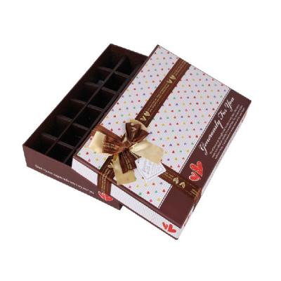 China Huaisheng Recyclable Custom Design Newborn Party Empty Gift Cardboard Creative Chocolate Bar Packaging Canton Box With Dividers for sale