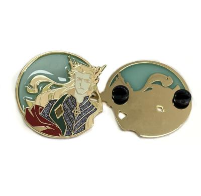 China China Professional Manufacturers Dongguan Zinc Alloy Iron Hard Enamel Transparent Enamel Pin for sale