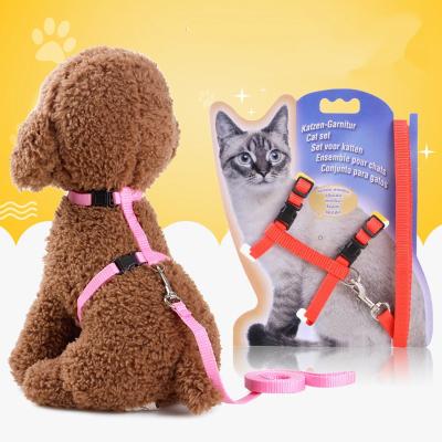 China DETACHED Pet Supplies Dog Traction Rope Cat Traction Trunk Strap Set Cute Dog Trunk and Back Supplies for sale