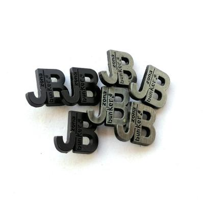 China Custom Metal Viable Brand Logo Tag Clothing Sewing Labels For Garment for sale