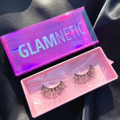 China Natural mink lashes 3d mink eyelashes with box 25mm mink lashes seller provide sample eyelash box packing for sale