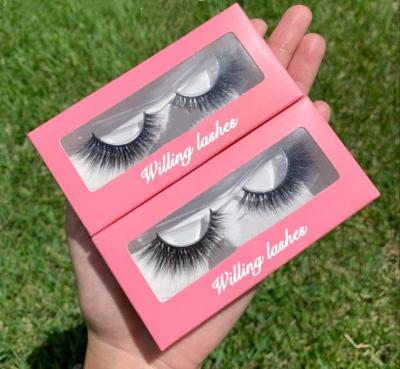 China Natural Mink Eyelash Packaging Seller from 3D Mink Lashes With Case Wholesale for sale