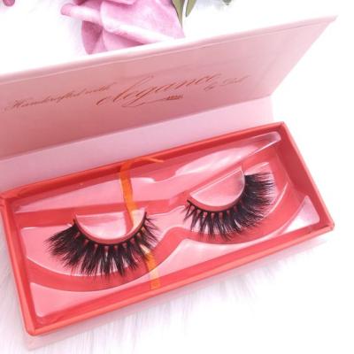 China Natural 25Mm Mink Eyelashes Wholsale Lahes Packaging Eyelash Case With Mirror for sale