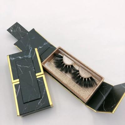 China Natural Faux Mink Strip Eyelash Custom Packaging for eyelash boxes diamond wicks mirrors for sale