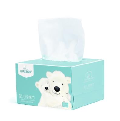 China Hot sell pure cotton natural baby wipes for sensitive skin for sale