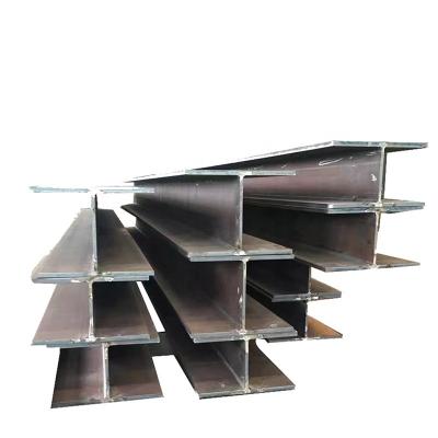 China Structure ms 300x150 profile 100x100 construction gi 6m q235b hw beam iron h connector s275jr welded steel tension steel h beam for sale