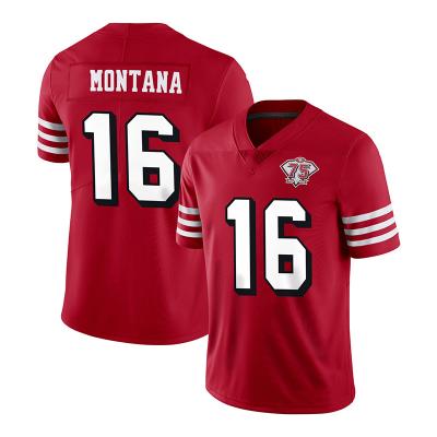 China 49ers Team Jersey San Francisco City Sets 85# George Kittle 97 Nick Bosa Men's American Football Tank Top for sale