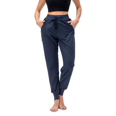 China QUICK DRY Ladies Loose Jogging Bottoms Sweatpants Womens Joggers Drawstring Pants Quick Dry Womens Trousers Rise Lounge Wear for sale