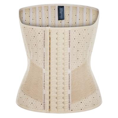 China Beautiful Viable Lover Punching Shapewear Wholesale Women's Waist Trainer Body Shaper 25 Steel Boned Slimming Trainer for sale