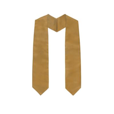 China Wholesale Old School Gold Graduation Stoles Customize for sale