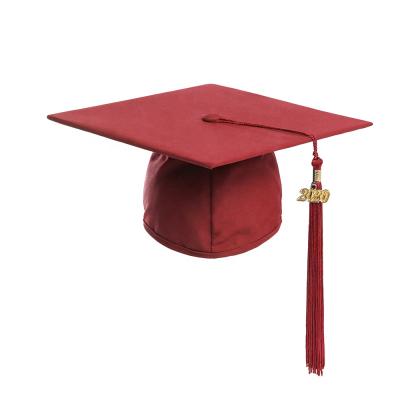 China Eco-friendly Wholesale Custom Kids And School Graduation Hat 2022 Adult Brown Tassel for sale