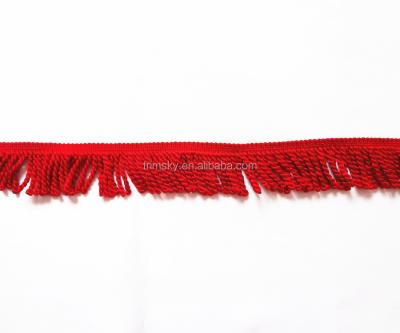 China Decorative Decorative Fringe Trim 5cm , Ornamental Textile Trimming for sale