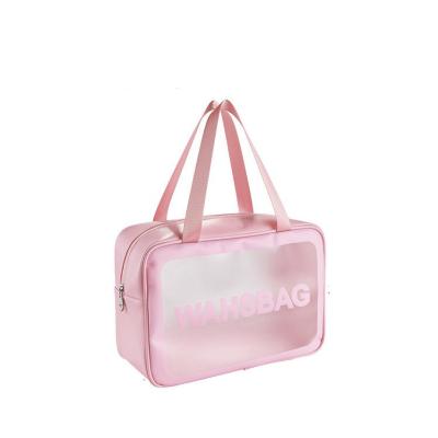 China Large Capacity Portable Waterproof Cosmetic Storage Holders Travel Bags Women Makeup Handbags D517-1 for sale