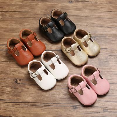 China Waterproof 0-1 Year Old Baby Shoes Princess Mary Jane Toddler Leather Shoes Z0492 for sale