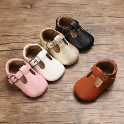 China Waterproof 0-1 Year Old Baby Shoes Princess Mary Jane Toddler Leather Shoes Z0492 for sale