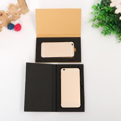 China Disposable Customized Kraft Paper Phone Shell Packaging Box Mobile Phone Case Box Digital Case Box for sale