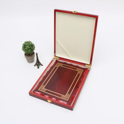 China Luxury Customized Recycled Materials Wooden Box Gift Packaging Box Wood Storage Box For Gift for sale