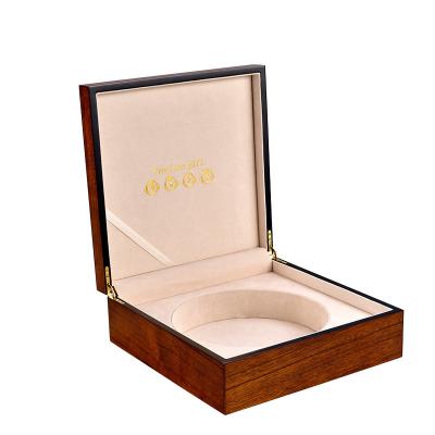 China Recycled Materials Customized Rectangle Wooden Box Gift Packaging Box Wood Box For Tea for sale