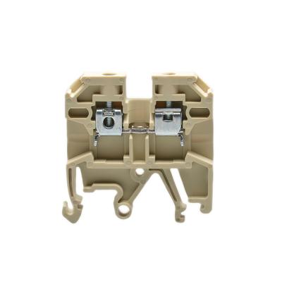 China Connection Utl 2.5mm2 Screw Din Rail Terminal Block Cable Copper Wiring Connector for sale