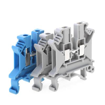 China Universal Connection Bracket Panel Mounted By Screw Cage Rail Electrical Terminal Block for sale