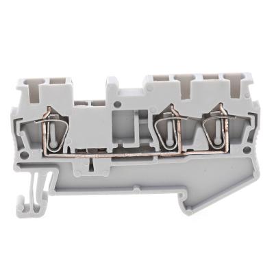 China Terminal Block Terminal Blocks Multi Levels Spring Connection Electric Din Rail for sale