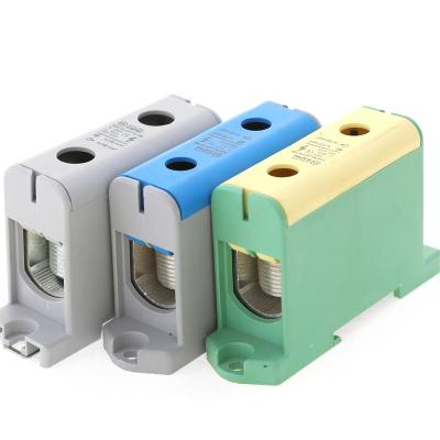 China High Quality Big Din Rail Distribution 320A Terminal Block Current Industrial Type 0-6 Terminal Blocks for sale