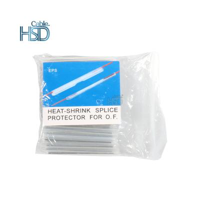 China No crackle at -55Â ° C Lasting 4 Hours Heat Shrink Splice Optical Fiber Cable Sleeves Heat Shrink Tube 60mm for sale