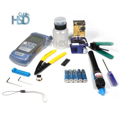 China Fc-6s Fiber Optic Tool Kits Cable Stripper 10 In 1 Fiber Optic Vfloptical Power Meter Assembly Ftth Tool Kits HS-B8684 for sale