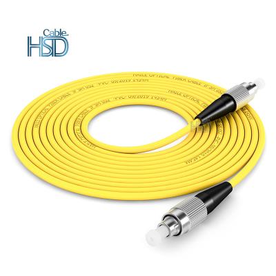 China LSZH 9/125 Factory Best Price FC FC UPC Simplex 5 Meter Simplex Armored Fiber Optic Patch Tie Down Cable 1m/2m/3m/5m... for sale