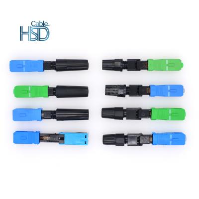 China New FTTH FTTH Field Assembly Pipe Sc UPC Single Mode SM Fiber Optic Fast Connector FAC Fast Connector for sale