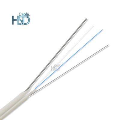 China Telecommunication Network Fiber Optic Cable 1km Factory Price FTTH Drop Cable GJXH GJYXCH 4 1 2 4 6 8 12 Core G657A For Indoor Outdoor Use for sale