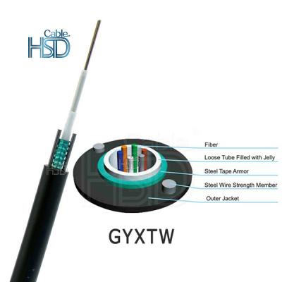 China Telecommunication network 1 kilometer fiber optic cable price 2 4 6 8 12 24 48 96 288 core per meter unit mode armored submersible fiber optic cable price for sale