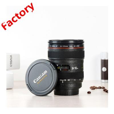 China Stocked 24-105mm promotional camera lens shaped fancy and cheap plastic cups reusable novelty products for sale