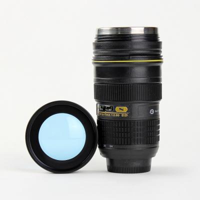 China Europe Viable Hot Selling Nican 24-70mm Camera Lens Shaped Funny Coffee Termo Mug for sale