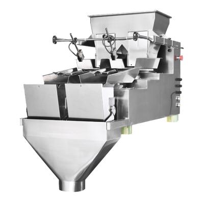 China Automatic Food Weigher 2 Head Multihead Weigher Linear Charcoal Packing Machine Manufacturer for sale