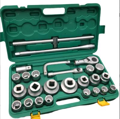 China Easy Carry Hardware Tool Kit Auto Repair Socket Wrench Combination Set Heavy Duty Repair Tool Wrench Combination Tool for sale